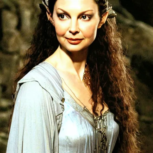 Image similar to ashley judd as galadriel in the lord of the rings