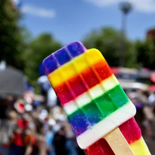 Image similar to Rainbow Popsicles Overthrowing The Government