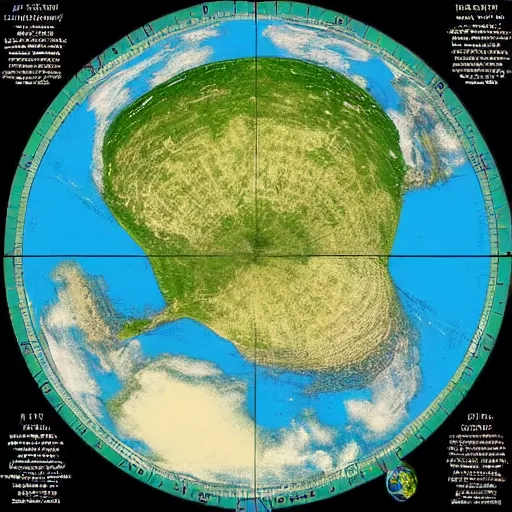 Prompt: map of the earth in the year 3022