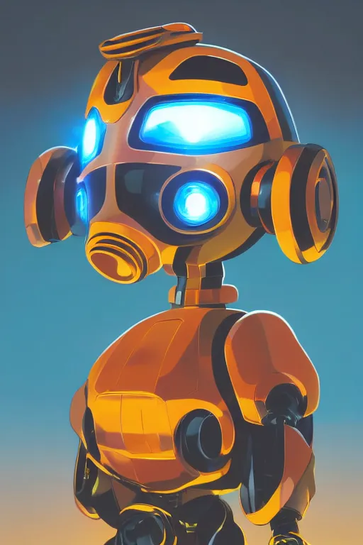 Image similar to metabots medabots medarotto medarot robot minimalist comics helmet mask neon cybereye, behance hd by jesper ejsing, by rhads, makoto shinkai and lois van baarle, ilya kuvshinov, rossdraws global illumination ray tracing hdr radiating a glowing aura