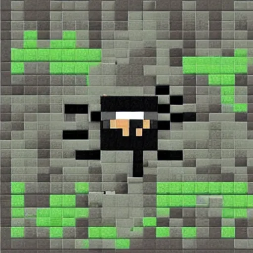 Prompt: minecraft spider