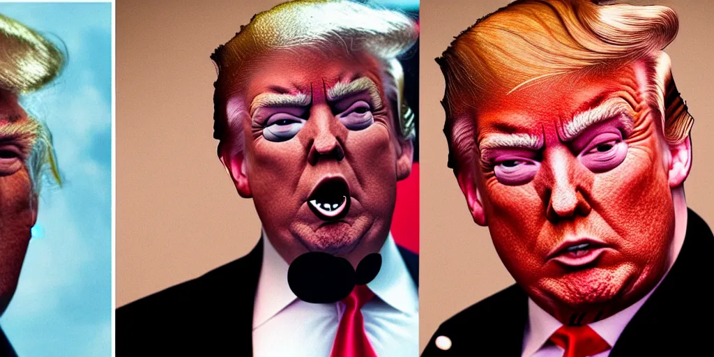 Image similar to donald trump as baron harkonnen in jodorowsky ’ s dune