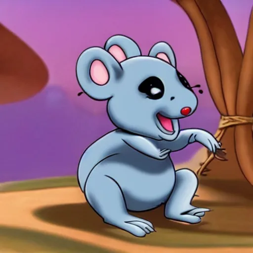 Image similar to jerry mouse is riding a panda, cartoon tom and jerry series