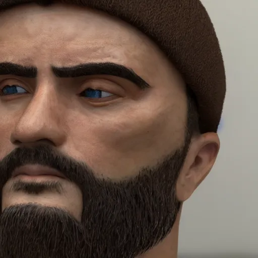 Prompt: Camilo Cesar Augusto Gomez Chaparro, perfect face proportions, beard, anthropologist, 8k, cinematic, reality,