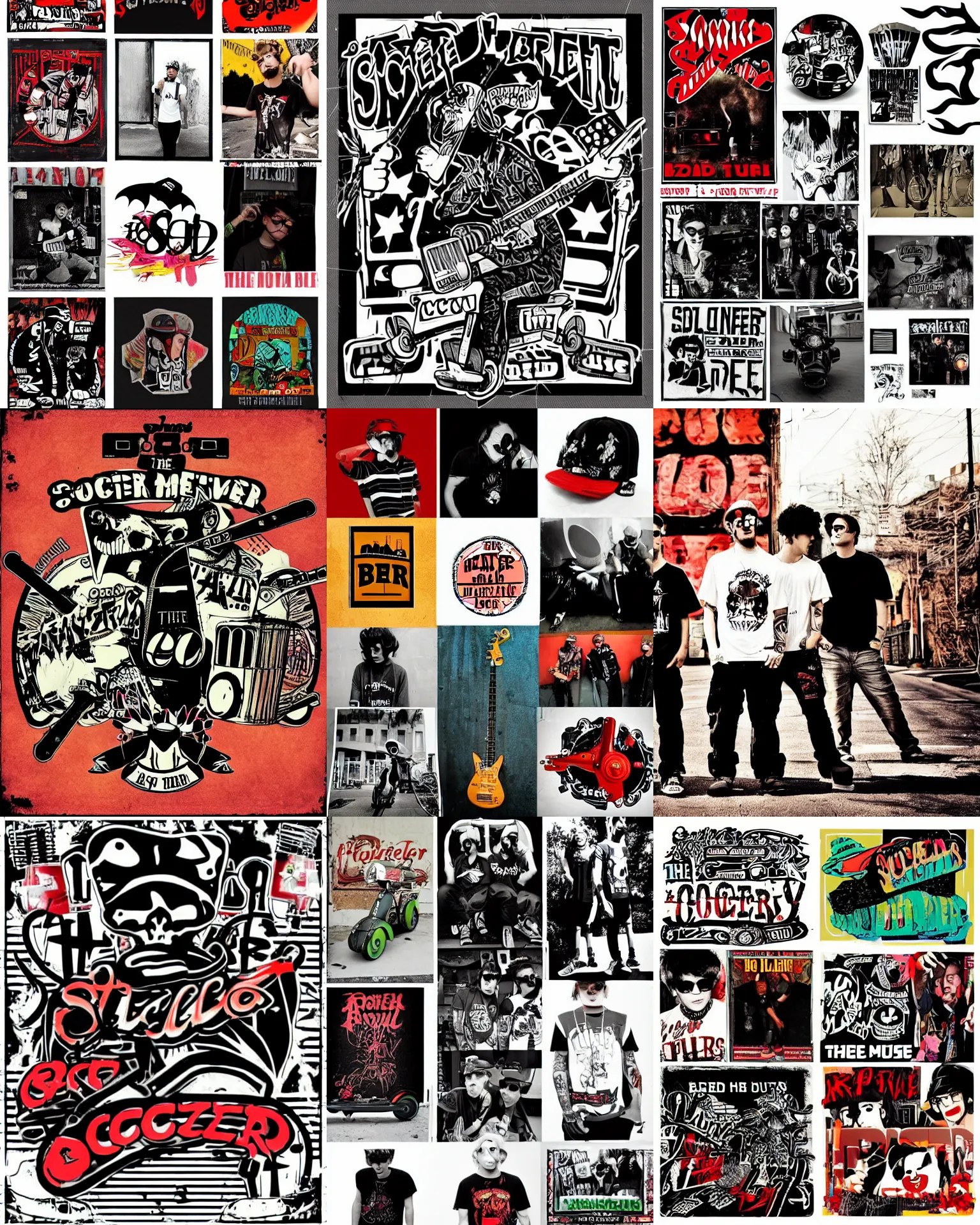 The Scooter Band Hardcore Music Genre Aesthetic Stable Diffusion