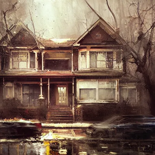 Image similar to house md, realistic, ultrahd, jeremy mann painting