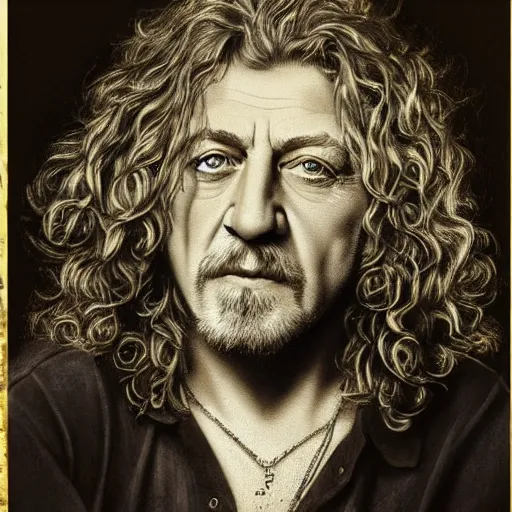 Image similar to young robert plant, realistic, hyperrealistic, ultra realistic, real, real world, highly detailed, very detailed, extremely detailed, intricate details, 8 k resolution, hd quality