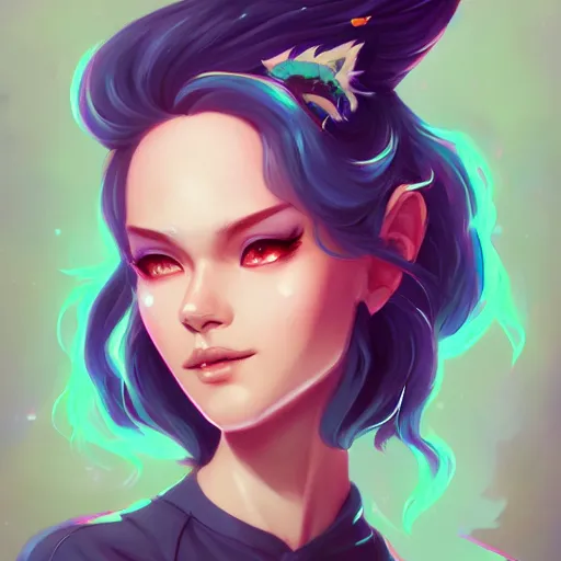 Image similar to a portrait of a beautiful rockstar, art by lois van baarle and loish and ross tran and rossdraws and sam yang and samdoesarts and artgerm, digital art, highly detailed, intricate, sharp focus, Trending on Artstation HQ, deviantart, unreal engine 5, 4K UHD image