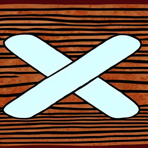 Prompt: draw a shape that has two vertical lines and one horizontal line. the horizontal line is in the middle of the two vertical lines. all three lines are the same thickness.