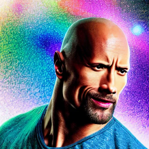 Dwayne Johnson eyebrow raise - AI Generated Artwork - NightCafe Creator