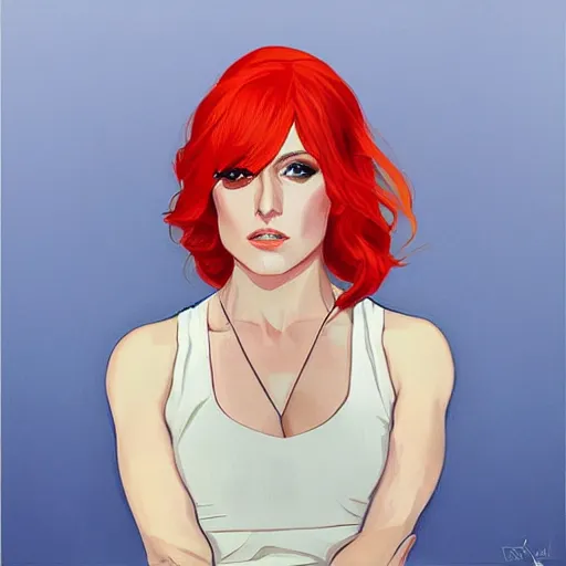 Prompt: Becky Lynch by Joshua Middleton