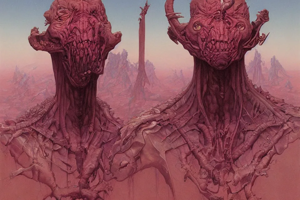 Prompt: god, wayne barlowe.