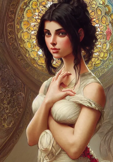 Prompt: adriana chechik, intricate, elegant, highly detailed, digital painting, artstation, concept art, smooth, sharp focus, illustration, art by artgerm and greg rutkowski and alphonse mucha and william - adolphe bouguereau