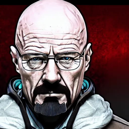 Image similar to walter white as a rainbow six siege operator, 4 k, highly detailed