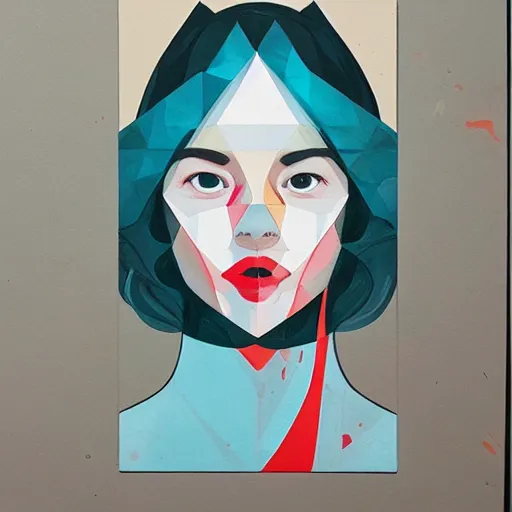 Prompt: Valarie Kay Painting by Sachin Teng, asymmetrical, Organic Painting , Matte Painting, geometric shapes, hard edges, graffiti, street art,:2 by Sachin Teng:4