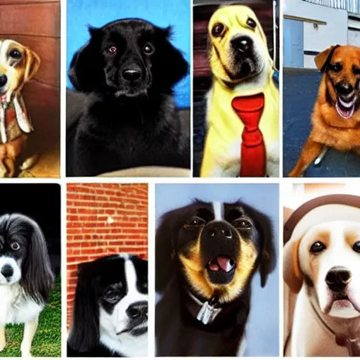 Image similar to dogs that look like the beatles