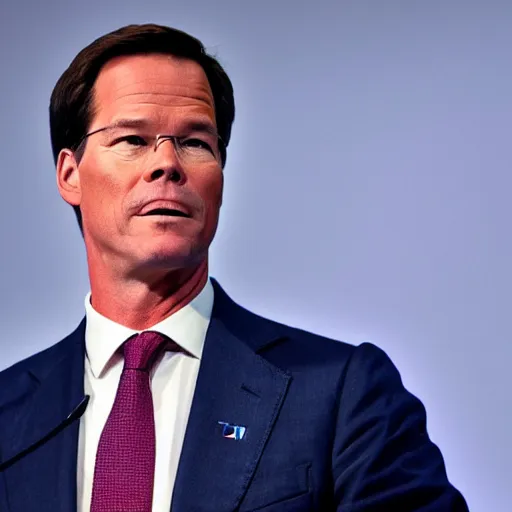 Image similar to mark rutte