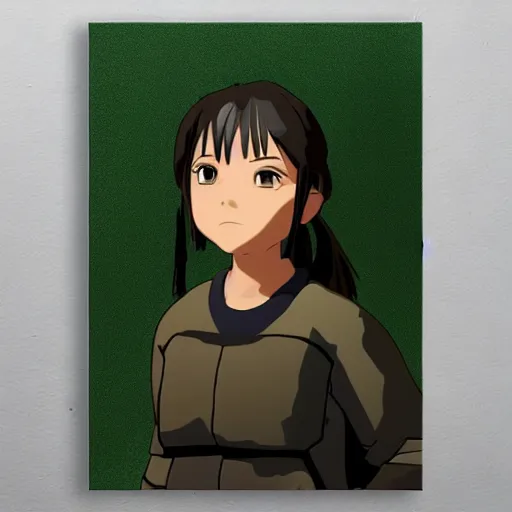 Image similar to alyx from half life as a studio ghibli poster