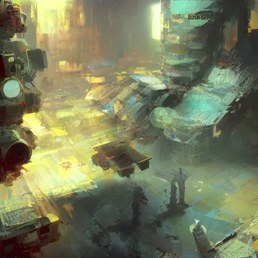 Image similar to a glitch in space time and reality, craig mullins