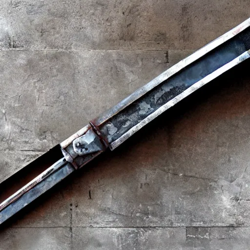 Image similar to A battle sword filled with lightning