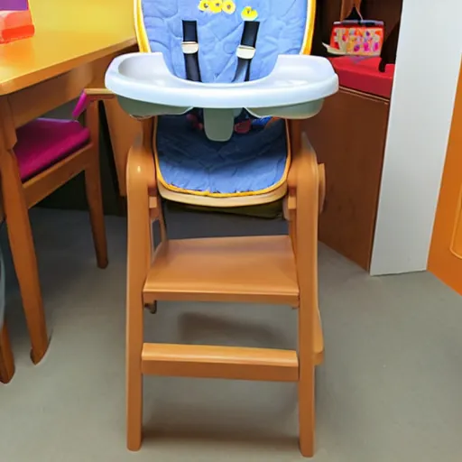 Prompt: kawaii high chair