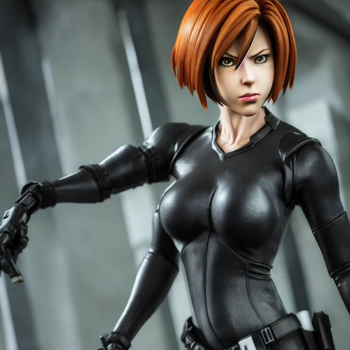Prompt: photo of regina from dino crisis, highly detailed, 4 k, hdr, smooth, sharp focus, high resolution, award - winning photo