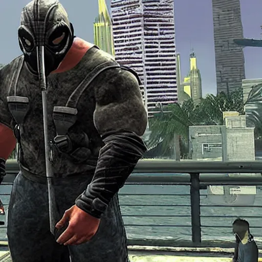 Image similar to bane in liberty city