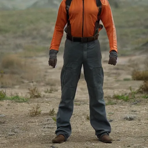 Image similar to Bryan Cranston as Gordon Freeman in H.E.V., still from a film