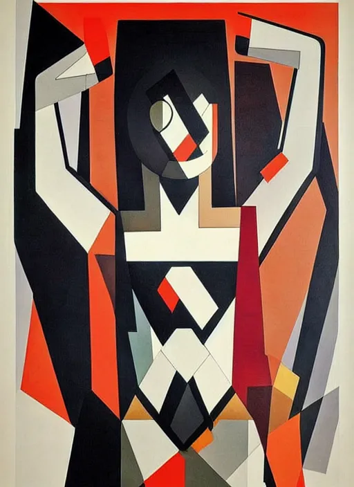 Image similar to ( constructivism monumental dynamic graphic ) super flat style figurative detailed portrait by avant garde painter and leon bakst, illusion surreal art, highly conceptual figurative art, intricate detailed illustration drawing, controversial poster art, geometrical drawings, no blur