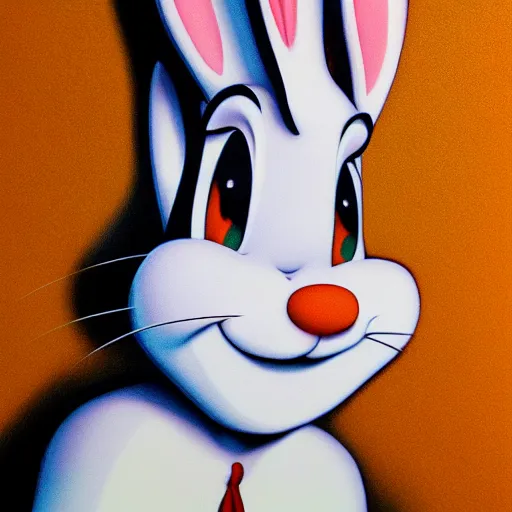 Image similar to bugs bunny realistic portrait