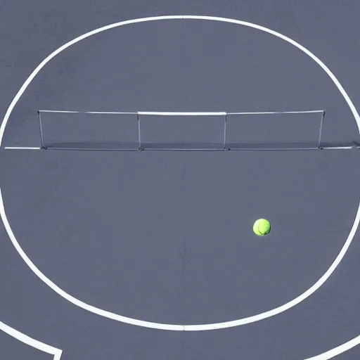 Image similar to a tenis court in the moon
