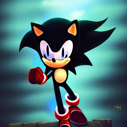 ArtStation - Animation Fan Art. Sonic and Shadow