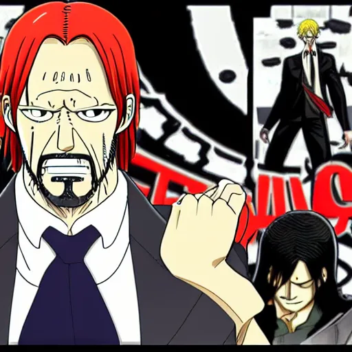 Prompt: John Wick in the One Piece universe