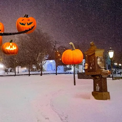 Image similar to 🎃🙀🦷🌨🌃