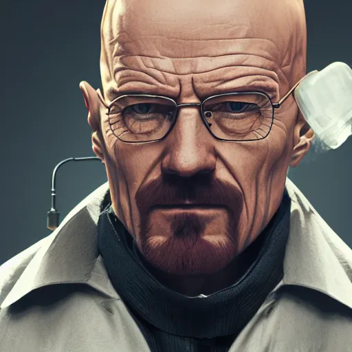 Image similar to walter white is sherlock holmes, high quality illustration, trending on artstation, octane render, 4 k, pixar rendering,