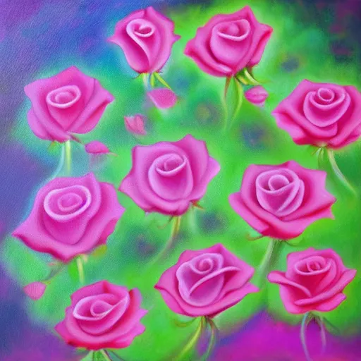 Image similar to squishy delicacy, sacred flower, pink roses, detailed oil painting by Georgia O’Keefe