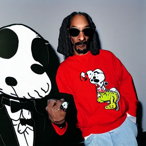 Prompt: Snoop dogg in Snoopy