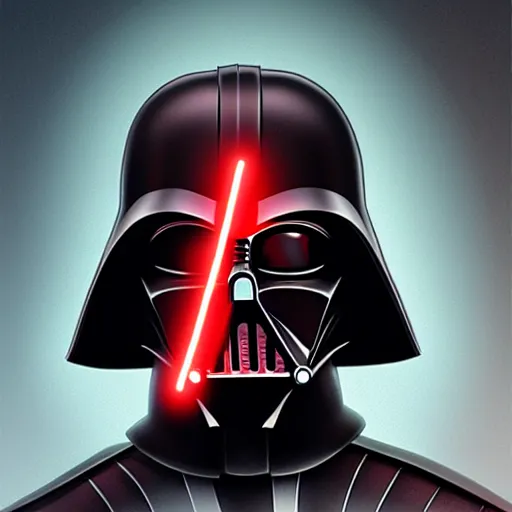 Prompt: darth vader's head coming out of a red mist, trending on artstation, profile pic, centered, accurate anatomy, highly detailed, digital art,