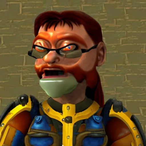 Image similar to ps 1 ron weasly doom npc