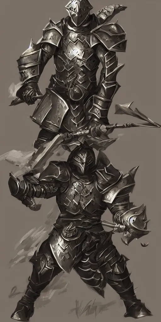 Image similar to A fierce and battle-hardened Dragonborn paladin clad in shining armor, trending on artstation, digital art