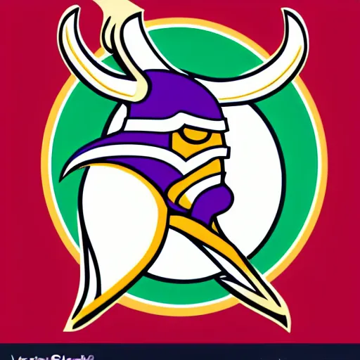 Image similar to sports logo detailed vector vikings