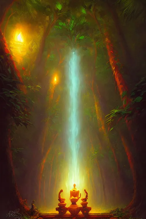 Image similar to The Ayahuasca Spirit, by Andreas Rocha