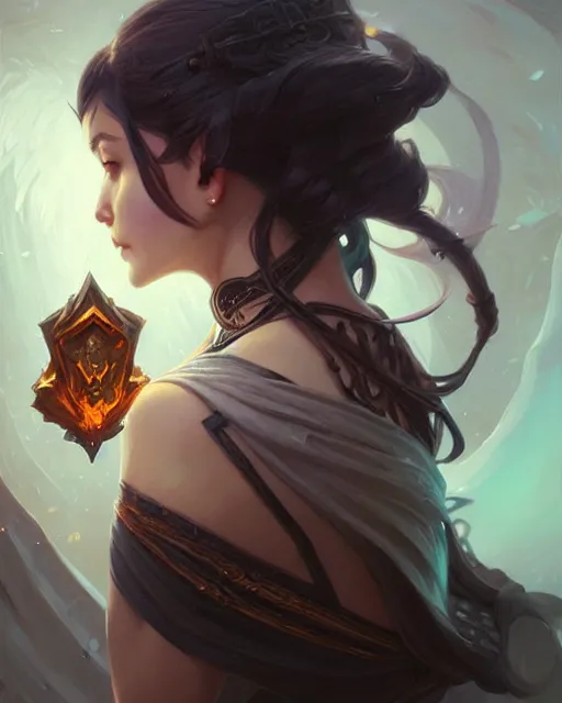 Image similar to art by ross tran, deep focus, d & d, dark fantasy, intricate, elegant, highly detailed, digital painting, artstation, concept art, matte, sharp focus, illustration, hearthstone, art by artgerm and greg rutkowski and alphonse mucha