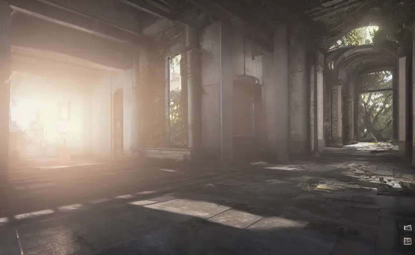 Image similar to Unreal Engine 5 Environment, Raytracing, 4k, Octane, Redshift