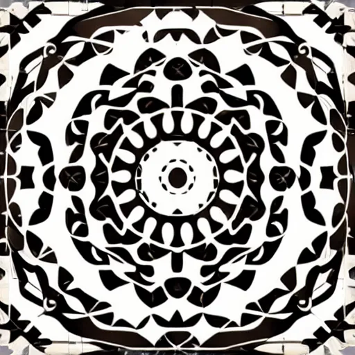 Image similar to a square vector art panel for cnc plasma, laser, simple concentric geometric pattern