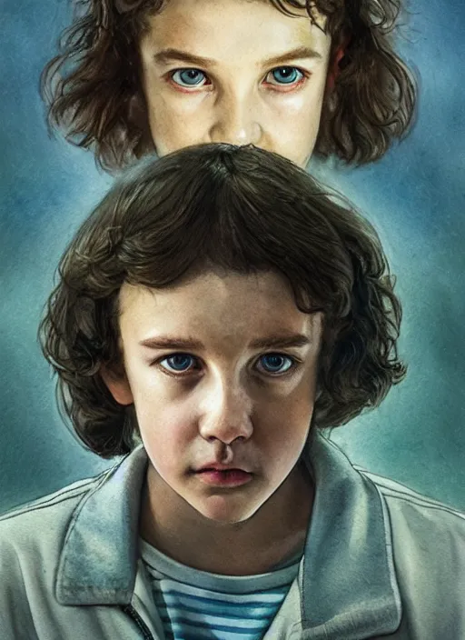 Prompt: portrait, Mike Wheeler from Stranger Things, watercolor, dramatic lighting, cinematic, establishing shot, extremely high detail, foto realistic, cinematic lighting, digital art, vector, by Yoshitaka Amano, Ruan Jia, Kentaro Miura, Artgerm, post processed, concept art, artstation, matte painting, style by eddie mendoza, raphael lacoste, alex ross