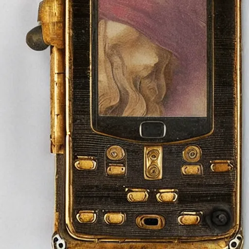 Image similar to smartphone from 1700s'