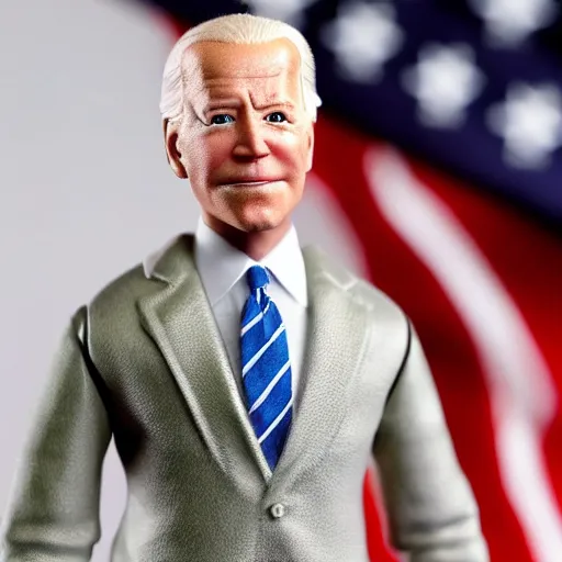Prompt: Joe Biden action figure, highly detailed, studio lighting