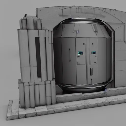 Image similar to cryogenics chamber concept by caetis on deviantart description, this was a quick concept and model for an idea i had. maya, 3 ds max, photoshop, vray