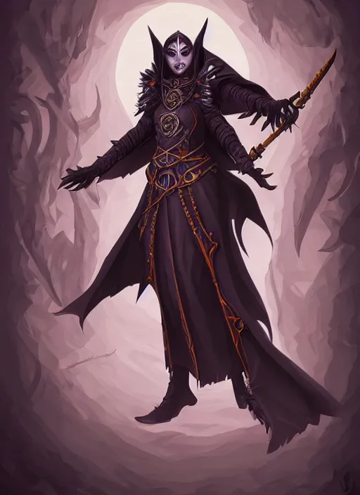 Image similar to raven warlock, wind magic, exquisite details, full body character design, dungeons and dragons white background, by studio muti